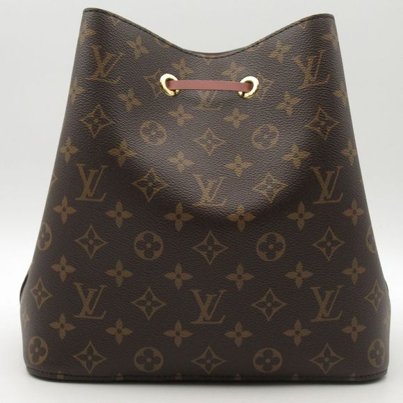 Louis Vuitton Neo Canvas Leather Monogram Brown Pink Shoulder Bag - Picture 2 of 9